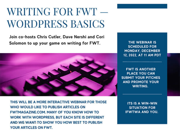 Webinar on WordPress with FWT Magazine